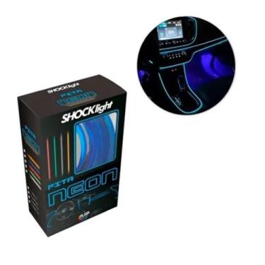 Imagem de Fita Led Neon Para Customizacao Interna Do Veiculo 1 Metro - Shockligh