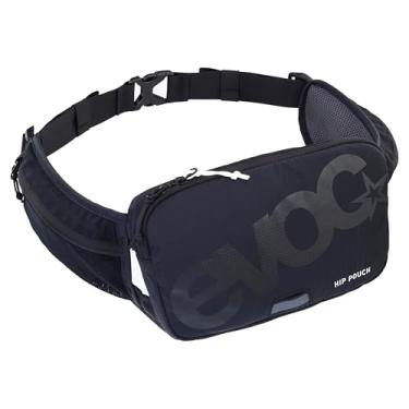 Imagem de EVOC Bolsa de quadril, bolsa para bumbum (bolsa de cinto leve com vários compartimentos, com sistema AIR PAD, ajustável individualmente), Preto, One Size, Mochilas de quadril