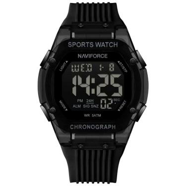 Imagem de Relógio digital esportivo luminoso pulseira de silicone  50M à prova d`água