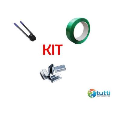 Imagem de Kit - 1 Alicate Selador + 1 Fita De Arquear 13mm + 1 Kg Selo - Tutti S