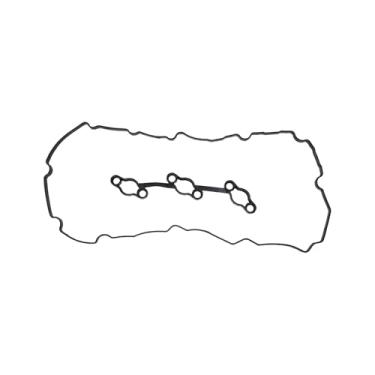 Imagem de Partuto Conjunto de juntas de tampa de válvula No.224533CGA2 Junta de vedação de válvula de cabeça de cilindro para Hyundai para Genesis 14-17 NBR Junta de tampa de balancim preta com vedação de vela