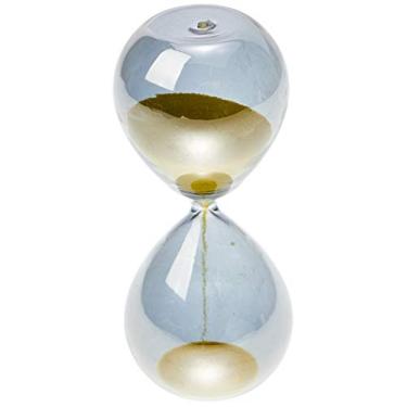 Imagem de Ampulla Adorno Vidro Ampulheta Home & Co Fume 14 cm