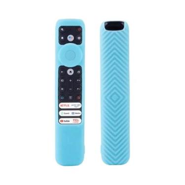 Imagem de Capa De Silicone Luminosa Para TCL RC902V FMR1 Controle Remoto De Voz 