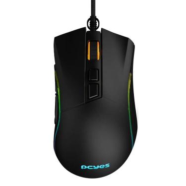 Imagem de Mouse Gamer Pcyes Valus 12400 Dpi Rgb 8 Botoes 1,8m Preto
