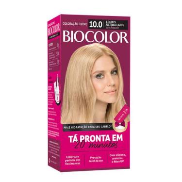 Imagem de Tintura Creme Biocolor Super Louro Exuberante 10.0 Mini Kit, Louro Ult