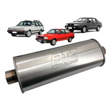 Imagem de Abafador BTS Oval Inox 430 Escovado 400mm 2.0"