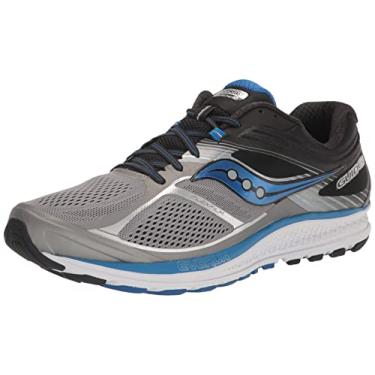 Imagem de Tênis de corrida masculino Guide 10 da Saucony, Grey Black, 11 Wide