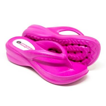 Imagem de Sandália Chinelo Plataforma Nuvem Ortopédica PodLinda | Leve Confortavel de Dedo | TAMANHO 37/38 | 4 Cores (Pink, BR, Adulto, Faixa Numérico, 37, 38)