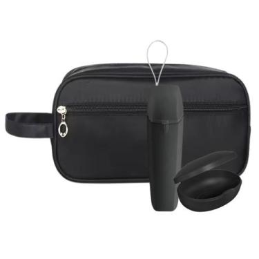 Imagem de Kit Necessaire Impermeável Porta Escova Saboneteira Premium - Mormino,