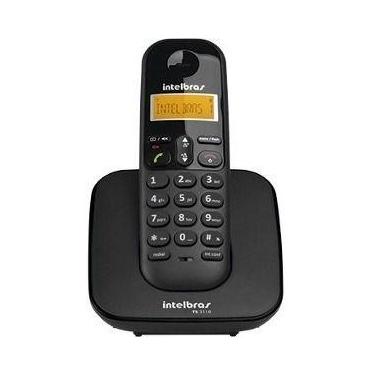 Imagem de Telefone Sem Fio Com Identificador Ts 3110 Preto Intelbras, Preto