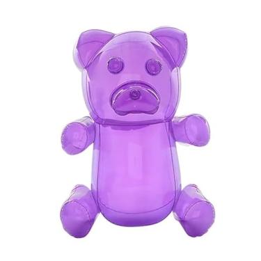 Imagem de Zugar Land Enormes Ursinhos De Goma Infláveis Em Cores Sortidas (Aproximadamente 60 Cm Altura), Brinquedo Piscina Para Crianças, Decoração Temática Festa Aniversário Candy (Roxo - (1 Peça))