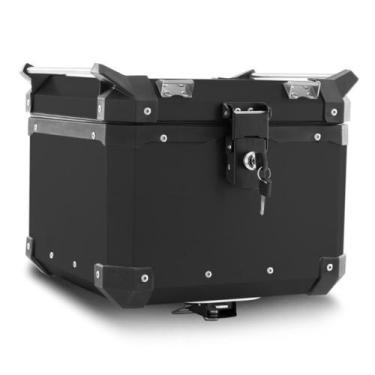 Imagem de Baú Alumínio Traseiro Top Case 35 Litros Super Adventure, PRETO, 35 Li