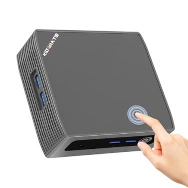 Imagem de kidwants Mini PC KN1 (com função de toque) Intel N4000 8GB LPDDR4 RAM, 128GB eMMC, mini computador desktop BT5.0/WiFi 5/USB3.0/4k Dual Display para escritório, negócios