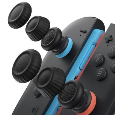 Imagem de JSAUX Thumb Grips for Nintendo Switch 2 (2025 Upgraded Anti-Slip), Thumb Grip Caps, Ergonomic Design, Enhanced Gaming Grip, Comfortable & Durable, Joycon Stick Cover, Black, 3Pairs(6pcs)