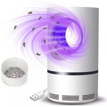 Imagem de Mosquiteiro Elétrico USB LED Repelente Armadilha Mata Mosquito Moscas Luminária Killer