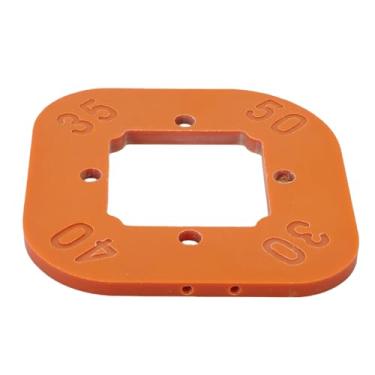 Imagem de Asixxsix Modelo de Raio do Canto do Roteador, R30 R35 R40 R50 Posicionamento Preciso Slotting Radius Jig Modelos de Roteador de Roteador para Trabalhar Madeira, Gabaritos e Modelos de