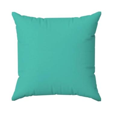 Imagem de Almofadas Coloridas 45x45cm em Suede com Enchimento (1, Tiffany, Quadrado)