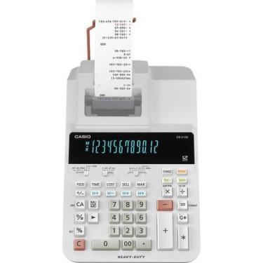 Imagem de Calculadora Com Bobina Casio DR-210R WE Branca