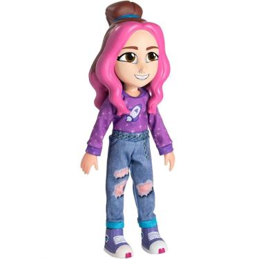 Imagem de Boneca Katlen Dos Rosa Youtuber Vinil 25 Cm - Baby Brink
