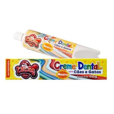 Imagem de Creme Dental P/ Cães E Gatos Petshop Cat-dog 90g - Cat Dog & Cia, Neut