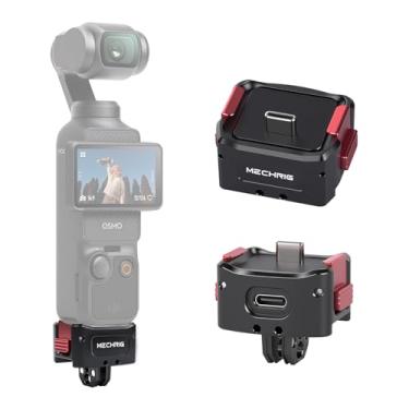 Imagem de Mechrig Base adaptador de carregamento para DJI Osmo Pocket 3, base de liga de alumínio com orifício de parafuso de 0,63 cm, suporte de câmera de ação magnética para tripés ou bastões de selfie