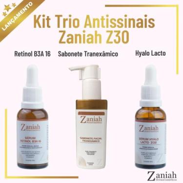 Imagem de Kit Antissinais: Retinol, Sabonete Anti Manchas TXA Z14 & Hyalo Lacto 