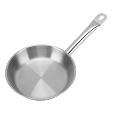 Imagem de GLOGLOW 20cm Frigideira Frigideira 8 Polegada Antiaderente de Aço Inoxidável Tri Ply Clad Indução Compatível Com Tampa para Todos Os Cooktops Gás Cerâmica Fogão Máquina de Lavar Louça