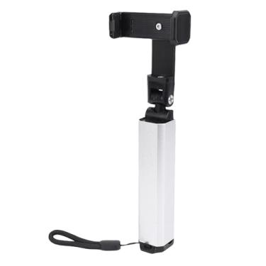 Imagem de Diydeg Clipe Suporte Do Telefone, 360 Ajustável Dobrável Universal Phone Mount Do Telefone Celular Com Multi Ângulo de Visualização para Todos Os Celulares Smartphones (Prata)