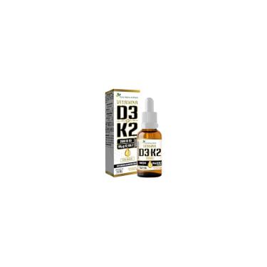 Imagem de Vitamina D3 + K2 MK-7 Sublingual Sabor Laranja Flora Nativa do Brasil-Unissex