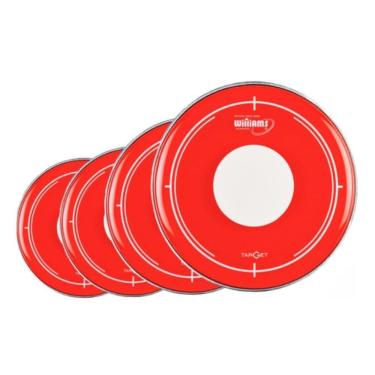 Imagem de Kit Pele Bateria Rdt2 Dot Hidráulica Williams 10 12 14 E 16