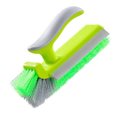 Imagem de Cffuvros Escovas de Limpeza de Canto com Escova de Água em Forma de Vinicultura em V, Projetado para Limpar Lacunas em Barracas de Chuveiro, Trilhas, Ladrilhos e Banheiras (Verde de grama)