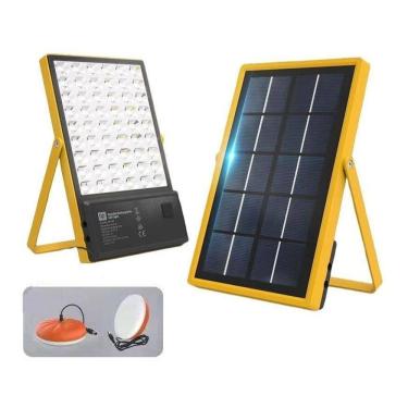 Imagem de Kit Gerador Energia Solar Luminária 54 Leds 28W 2 Lâmpadas