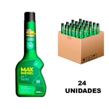 Imagem de Kit 24 Aditivo para Cobustível Max Diesel 200ML - BARDAHL