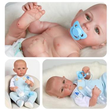 Imagem de Bebê Reborn Menino Lorenzo Pintura Realista Mundo Kids