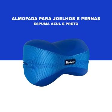 Imagem de Travesseiro espuma para joelhos e pernas - Aquasonus, Azul