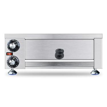 Imagem de KOOTEN Forno de pizza de bancada elétrico interno, máquina de fazer pizza comercial de 30 cm, panela de pizza de aço inoxidável para restaurante doméstico