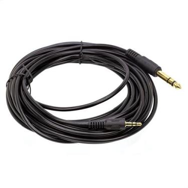 Imagem de Cabo P2 P10 Estereo Profissional, Adaptador Mesa De Som 5Mts - Cirilo 