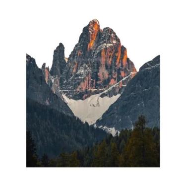Imagem de Dolomites Tre Cime Di Lavaredo Paisagem Montanhosa Pintura Em Tela Art