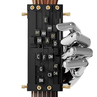 Imagem de Rrlihjgu Auxiliador De Acordes De Guitarra | Pressionador de Acordes para Iniciantes,Assistente de Aprendizagem Resistente para Iniciantes Crianças Adultos Seniores em Casa