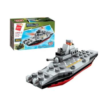 Imagem de Keepplay Bloco de Montar Porta Aviões Militar Combat Zones Series