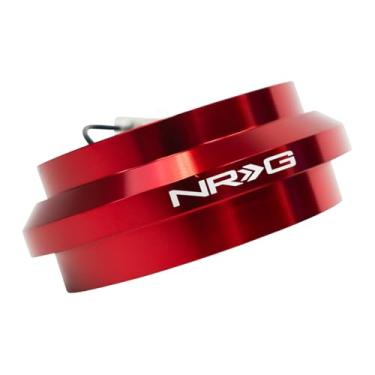 Imagem de NRG Innovations Cubo curto para volante estilo corrida, eixo de direção de alumínio bloqueável, unidade adaptadora de liberação rápida com padrão de parafuso de 6 x 70 mm, compatível com 86-99 Honda