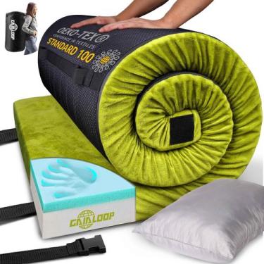 Imagem de Colchão de acampamento Gaialoop Thick Memory Foam 7,6 cm com estojo
