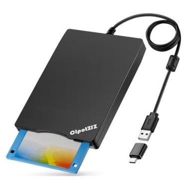 Imagem de Leitor de disquete CipotZiz USB externo A&C de 3,5 polegadas