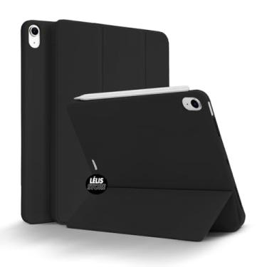 Imagem de Capa Case Anti Impacto Para iPad 10 10.9 10th Geração e iPad 11th 2025 Chip A16 com função sleep e suporte Com Compartimento Para Pencil Caneta Tampa Magnética PREMIUM (PRETO)
