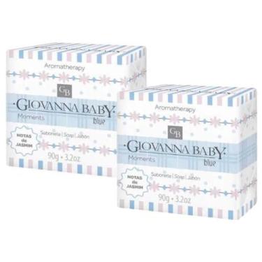 Imagem de Kit 2 Sabonete em Barra Giovanna Baby Aromatherapy Blue 90g