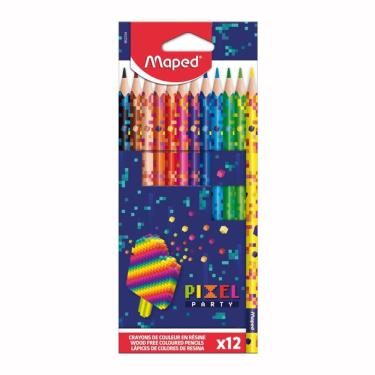 Imagem de Lápis de cor Pixel Party 12 cores 862204 - Maped