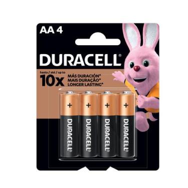 Imagem de Pilha Duracell Alcalina Pequena AA - 4 Unidades