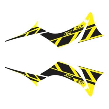 Imagem de Kit Adesivo Protetor Compatível Lander Xtz 250 2009 Amarelo