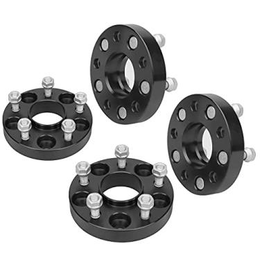 Imagem de IRONTEK Espaçadores Hubcentric de 2,5 cm 5 x 114,3 mm (furo de 64,1 mm, pinos de 12 x 1,5) 5 x 4,5 a 5 x 4,5 cm para Honda Accord Civic CR-V CR-Z Legend Odyssey; para Acura CL ILX Legend RDX RL RSX TL