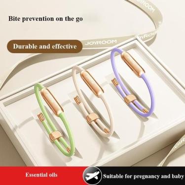 Imagem de Pulseira repelente de mosquitos DADA Herbal Essencial Oil